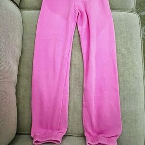 Aviator Nation Vibrant Pink Kids/ Girls Joggers